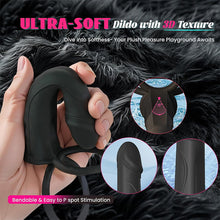 Load image into Gallery viewer, Anal Couples Strap On Anal Dildo With Vibrating Cock Ring