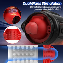Load image into Gallery viewer, Storm Vortex - 5-Frequency Water Spray + 10-Frequency Vibration + 5-Frequency Rotation, Dual Glans Stimulation, Dual-Use