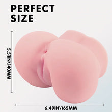 Load image into Gallery viewer, 2.9lb Pussy Ass Male Masturbator With 2 Lifelike Channel Vagina Anal Men Sex Toys
