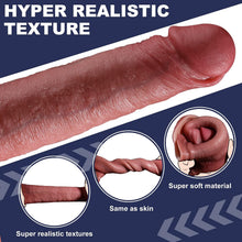 Load image into Gallery viewer, 2.2 inch Ultra-Soft  Reusable Penis Sleeve Cock Ring Extender
