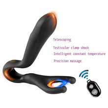 Load image into Gallery viewer, Prostate Massage Stick Men's Remote Control Vibration Anal Plug Vestibular Orgasm Masturator Adult Sex Toy