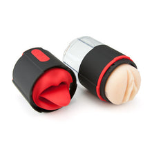 Load image into Gallery viewer, Rechargeable licking realistic masturbator