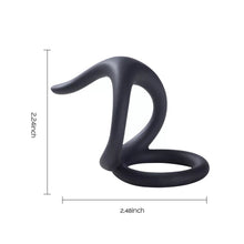 Load image into Gallery viewer, Van - Dual Penis Ring Erection Enhancing Cock Ring