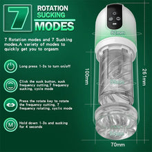 Load image into Gallery viewer, Automatic Male Masturbator With Tongue Licking, 7 Rotating And Sucking